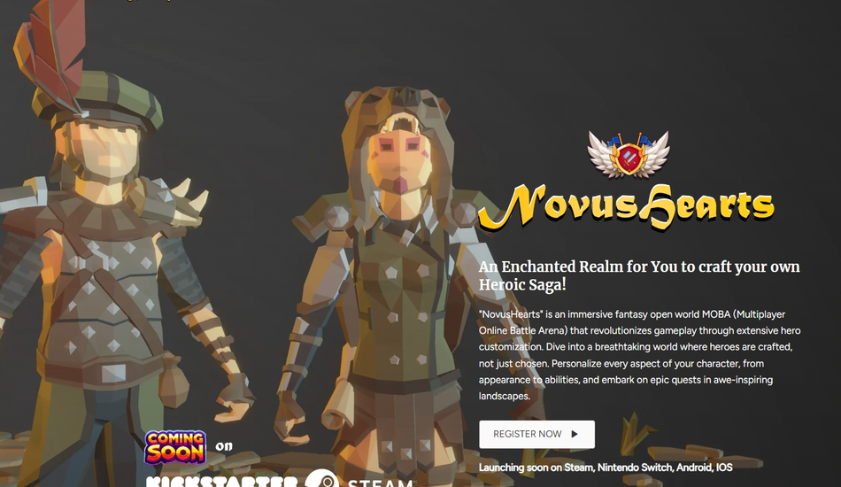 NovusHearts- a forthcoming MOBA game 