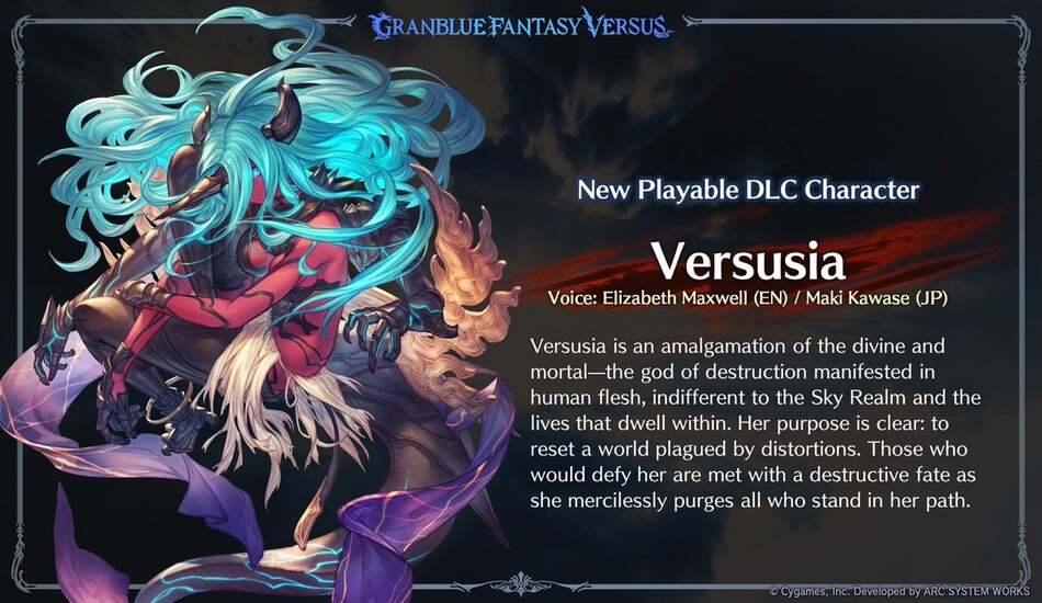 Granblue Fantasy Versus: Rising Unveils New DLC Character Versusia