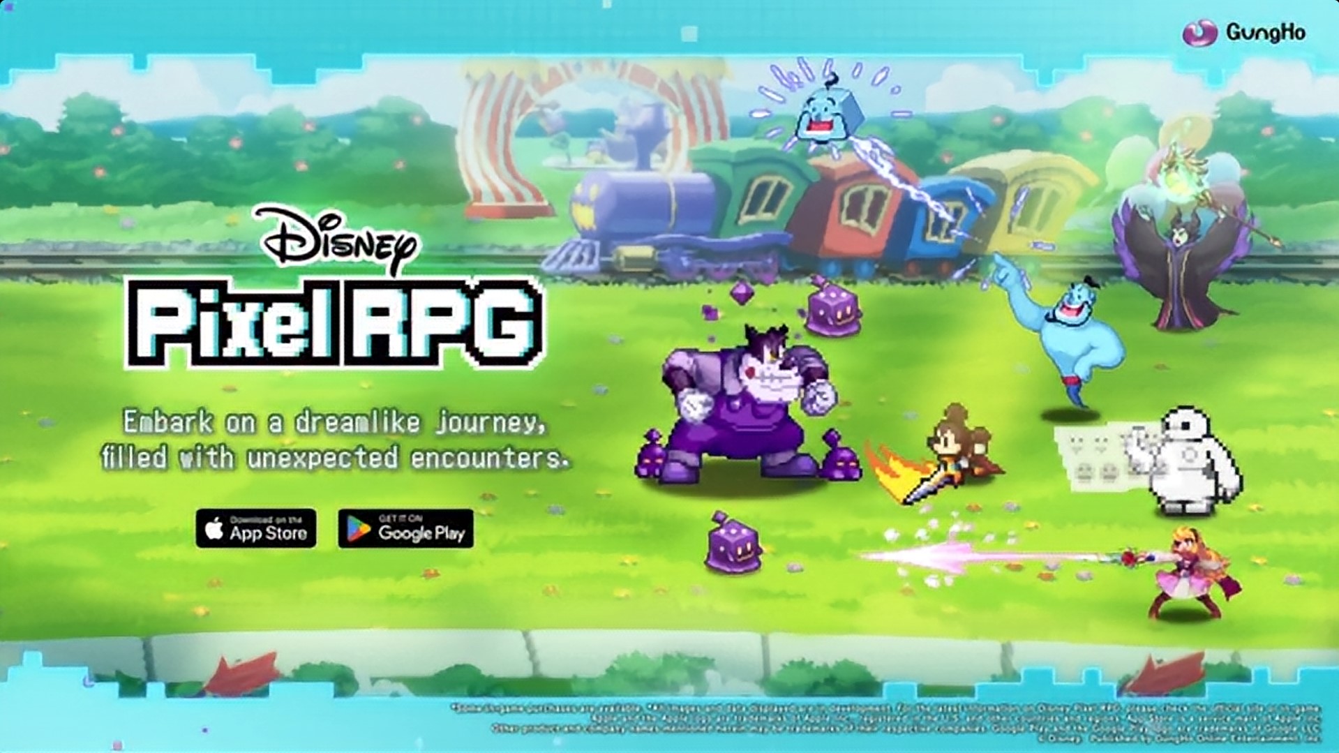 Disney's pixel turn-based RPG game is now open for pre-registration