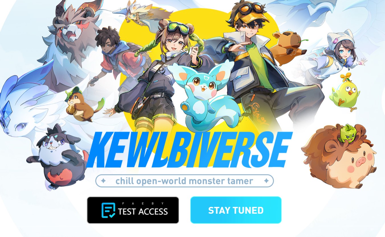 Kewlbiverse is an open-world pet collector game from Tencent CBT starts next week