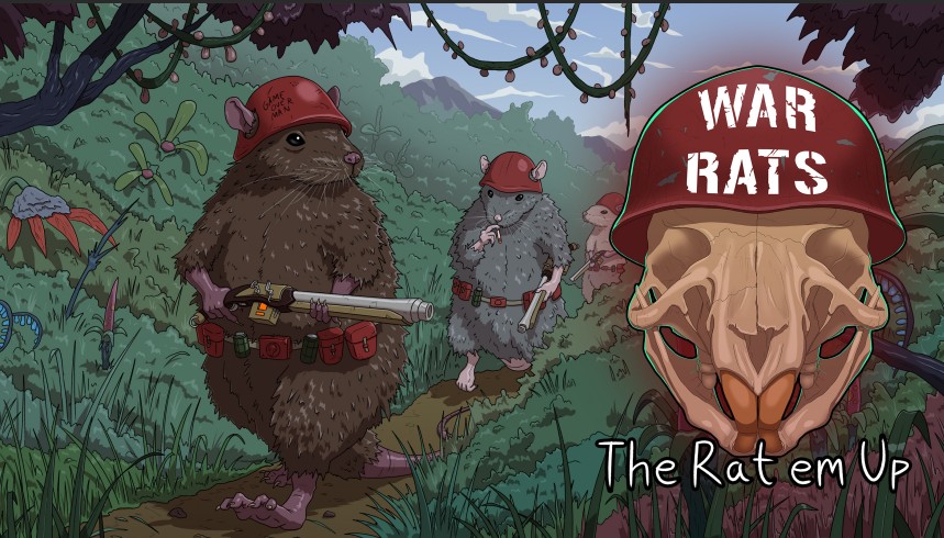 War Rats - A hand-drawn rat-filled side-scrolling looter-shooter moba-lite game release on Nov 20th