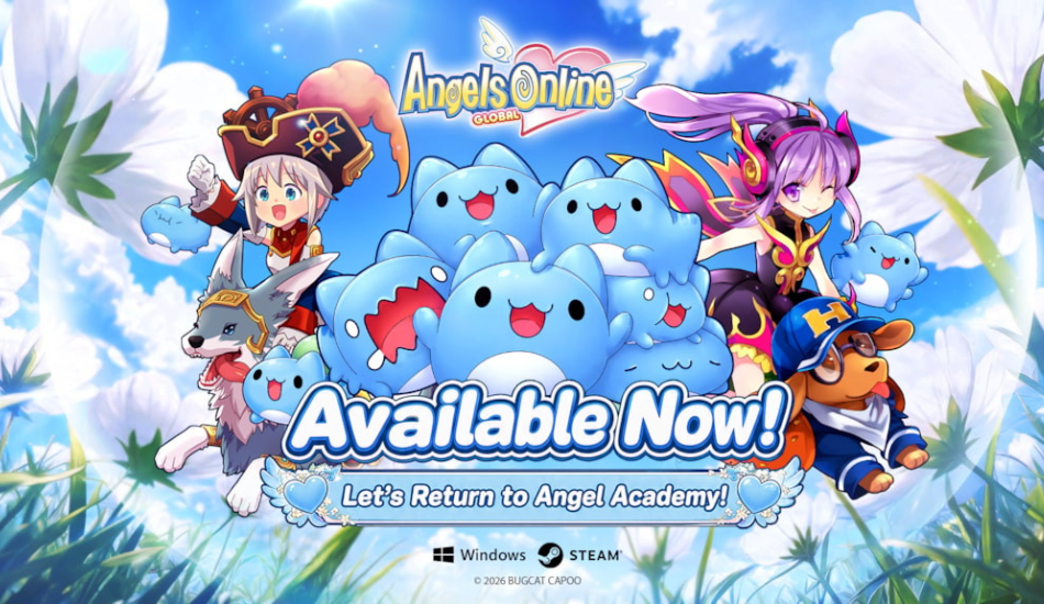 Classic MMO Angels Online Global Launches on Steam With Capoo Collaboration